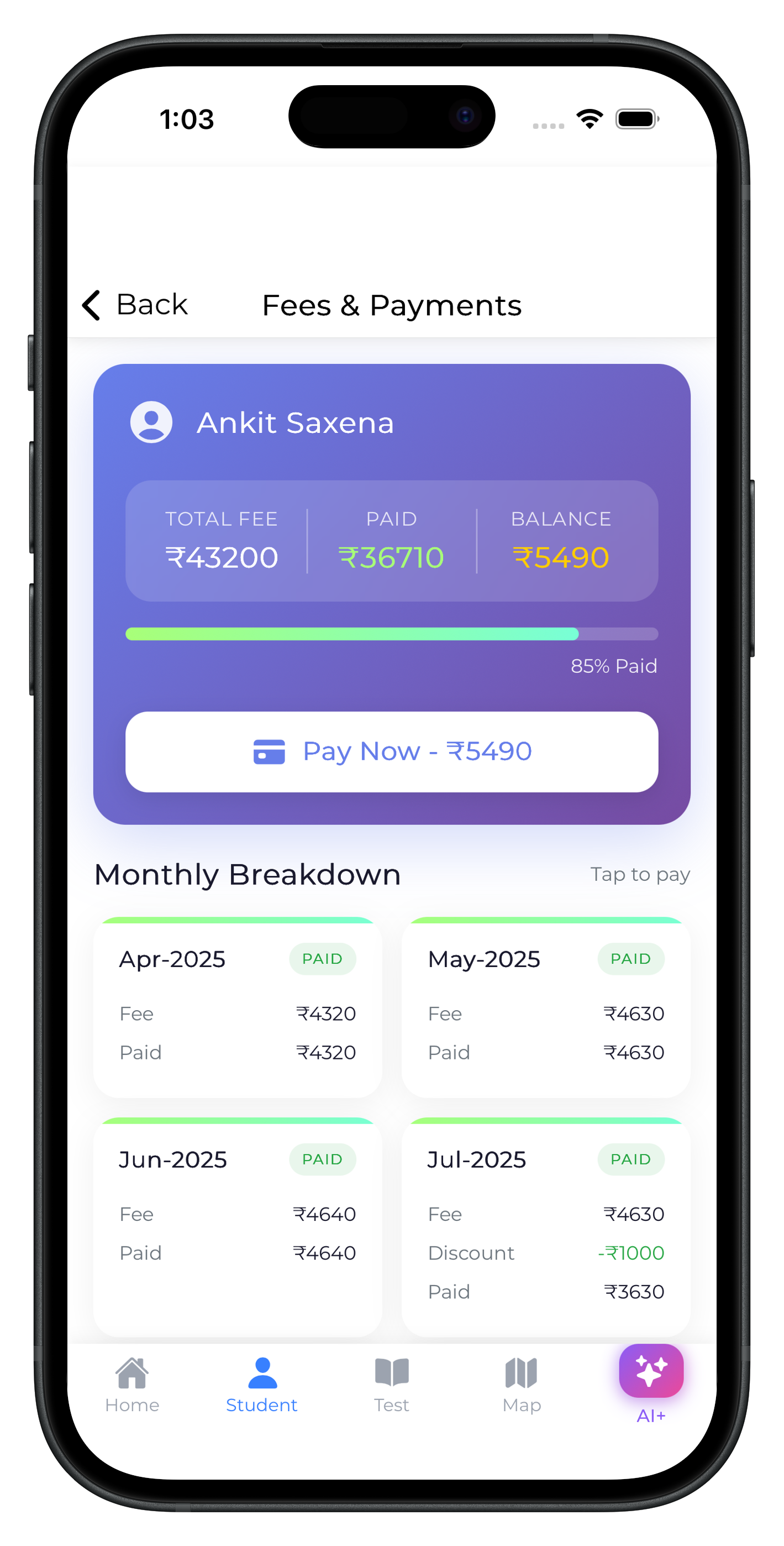 EDII Fees & Online Payments